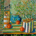 Still Life on Stripes