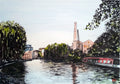 City Road Lock, Islington, London , UK