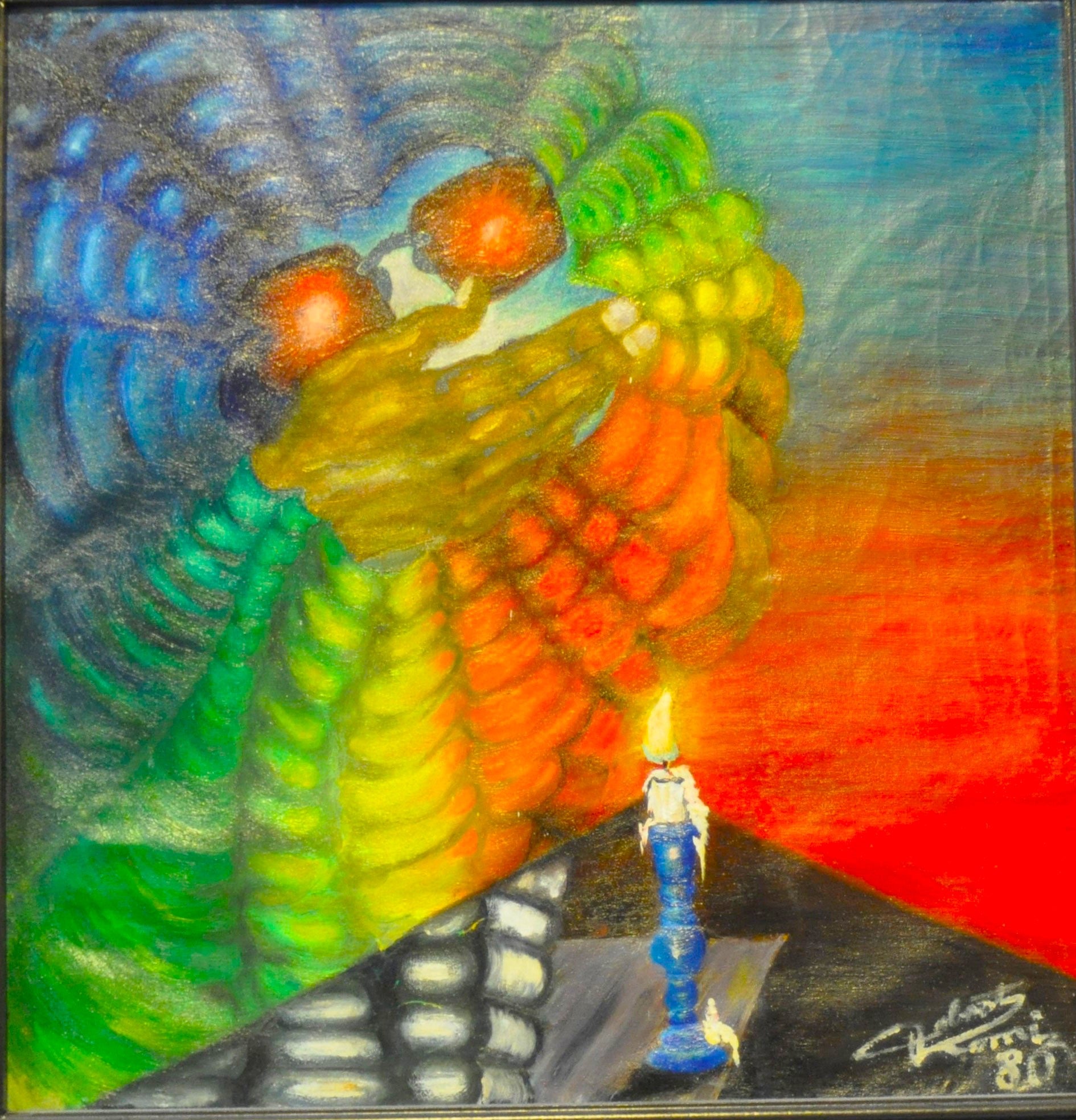 Spectrum Parabola, Oil, 20×20,5 inch, SKU 3051