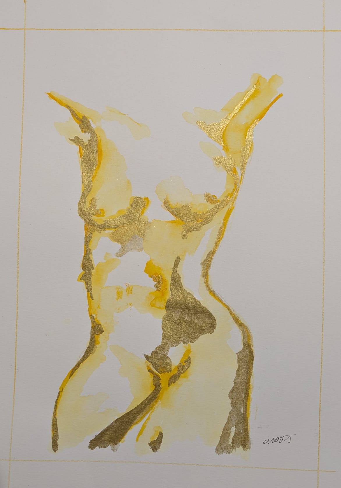 Abstract nude