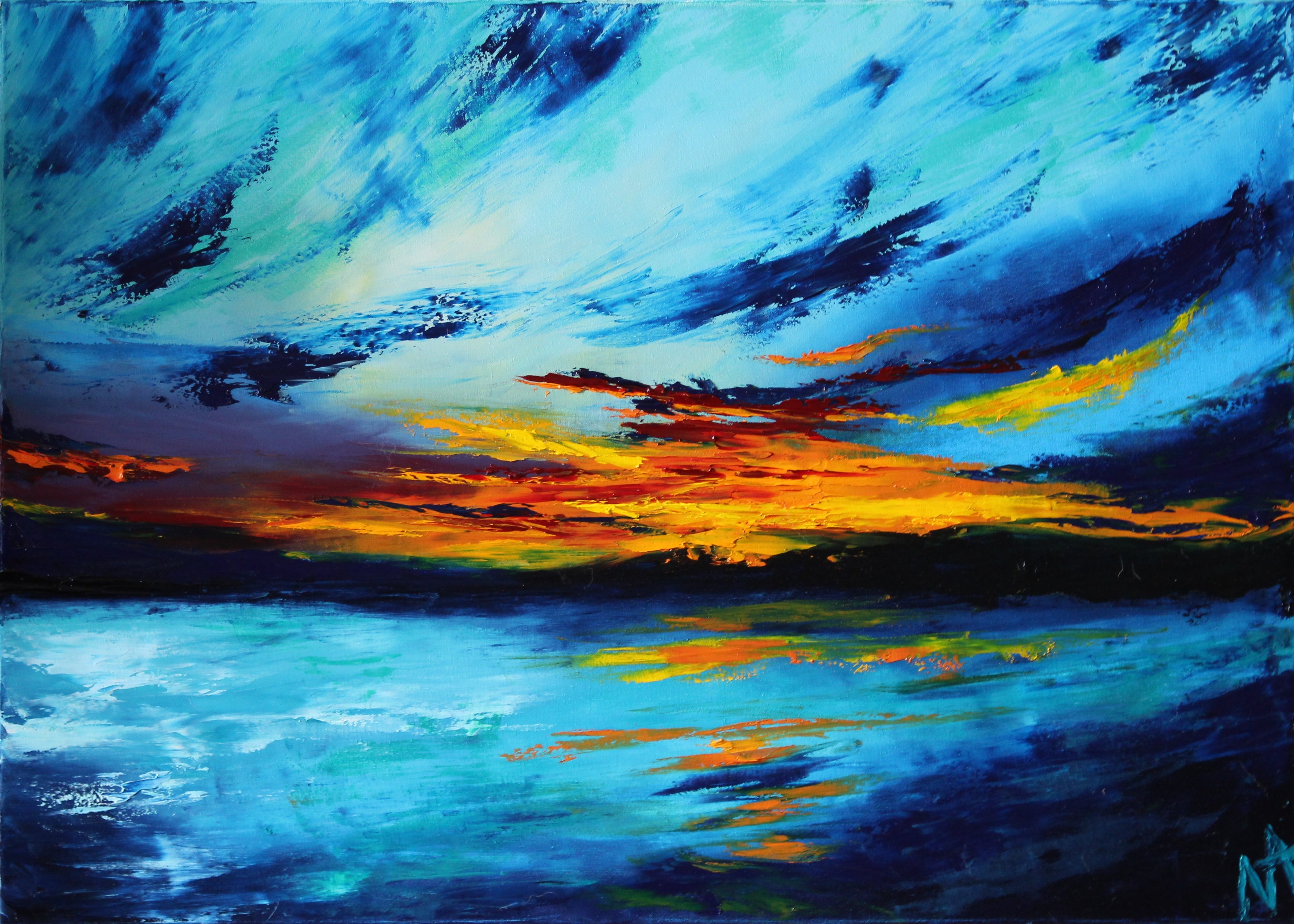 Turquoise Sunset