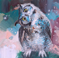 Owl bird painting