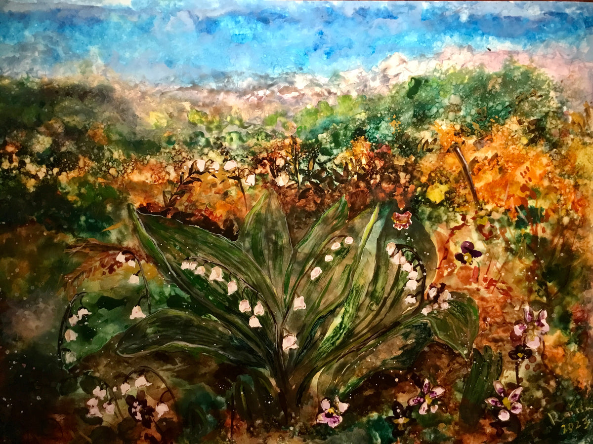 Lillies of the valley landscape