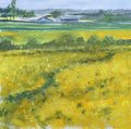 Yellow Fields - Framed painting