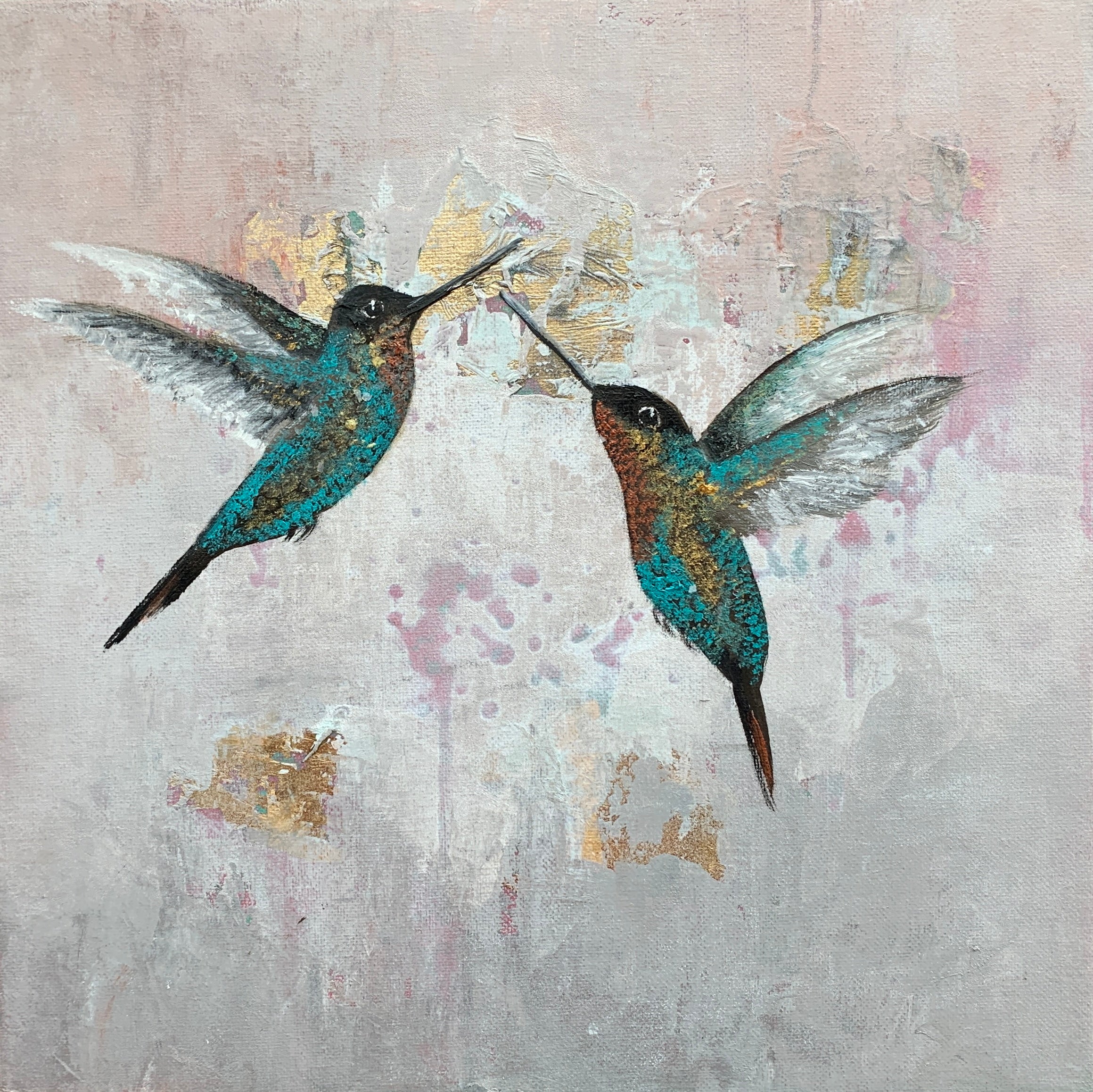 Love Birds ~ Hummingbirds in Flight