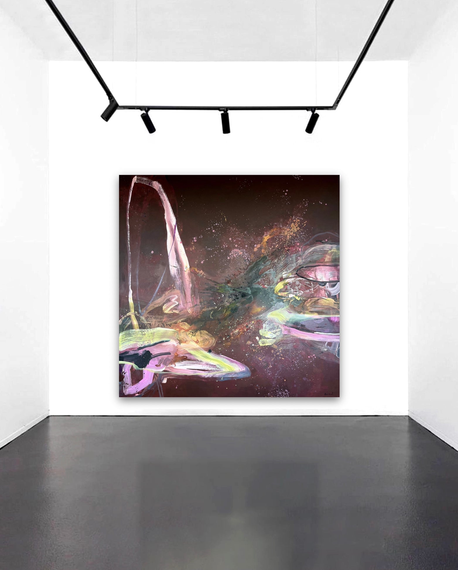 Sun begins to pour - Extra large painting XXL art