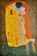 "The Kiss" (A free copy ) Gustav Klimt