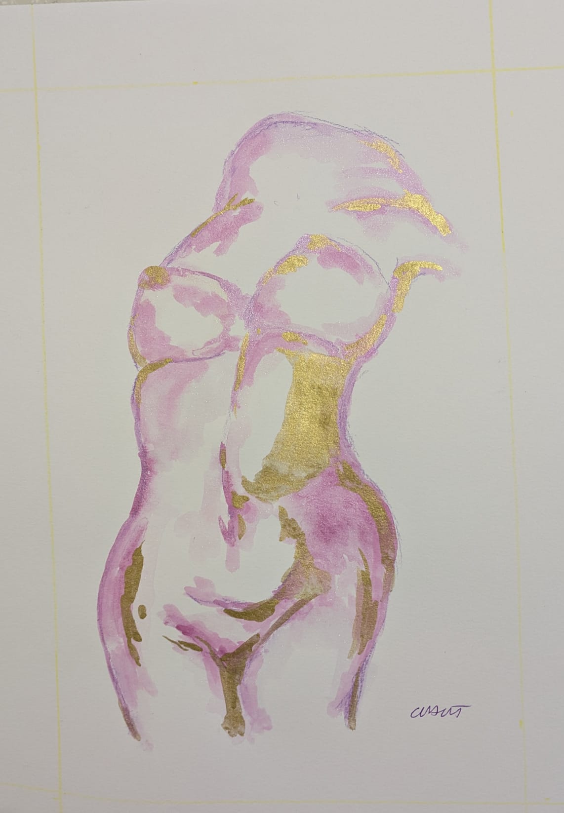 Abstract nude