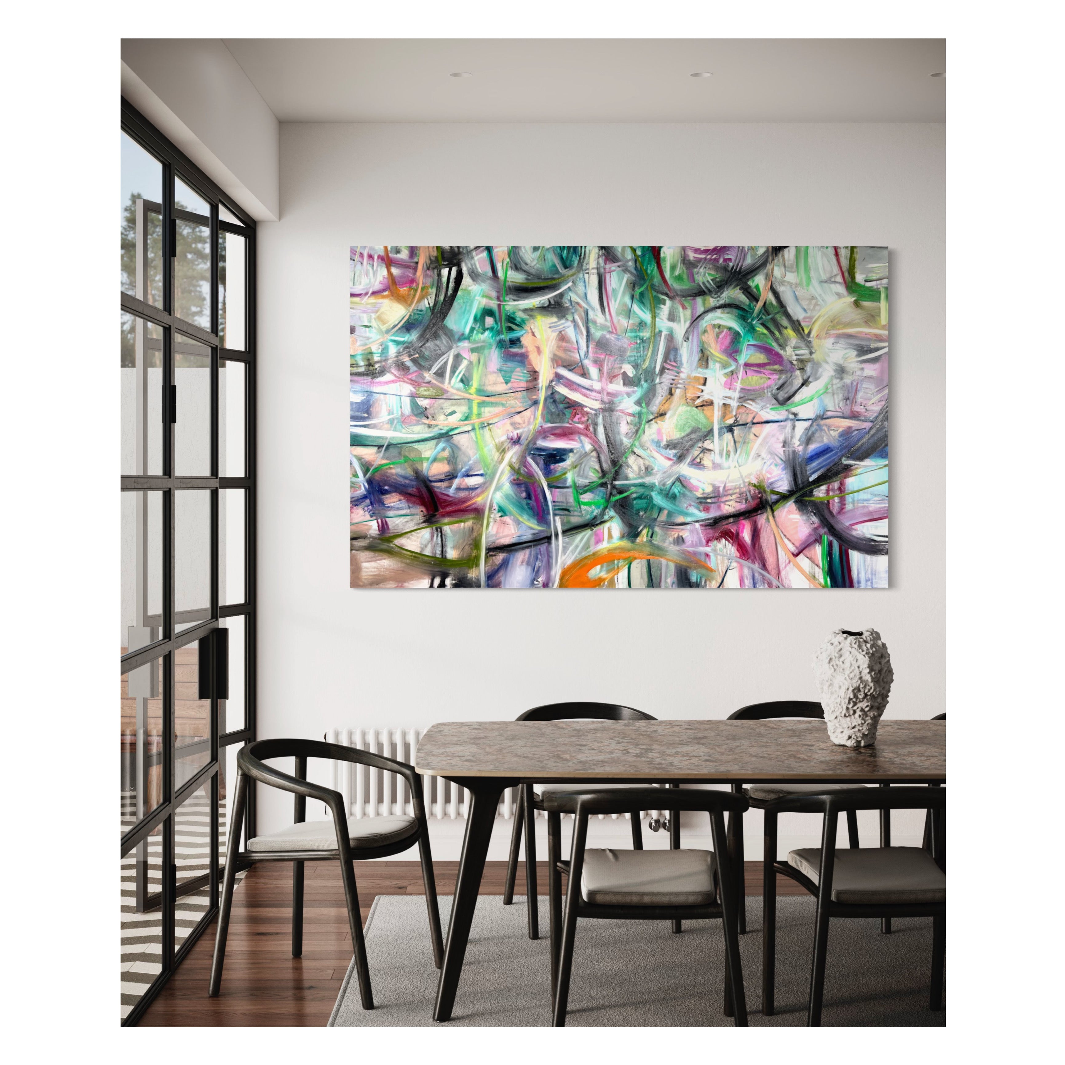 The beginning and the end - XXL abstract paintings