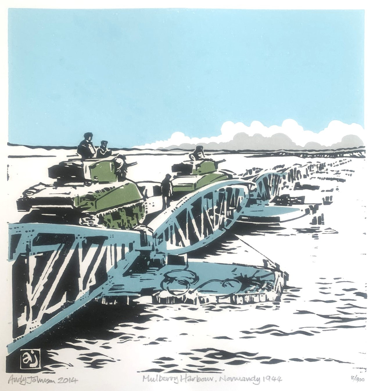 Mulberry Harbour D-Day Normandy France