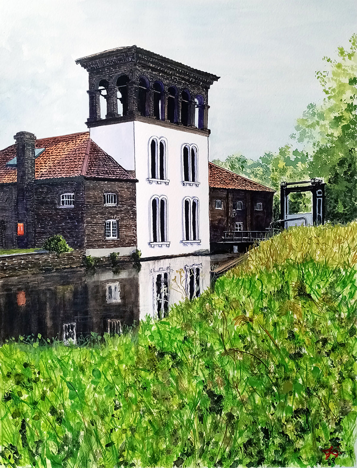 The Coopermill Pump House, Wetlands, London, UK
