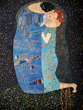 "The Kiss in blue" (A free copy ) Gustav Klimt