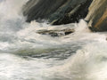 The rising tide at Pulruan, Cornwall.