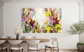 Magie des fleurs - Extra large abstract art XXL