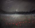 “Rose Field At Midnight” 120x100x4cm