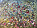 Apple tree  oil painting large canvas