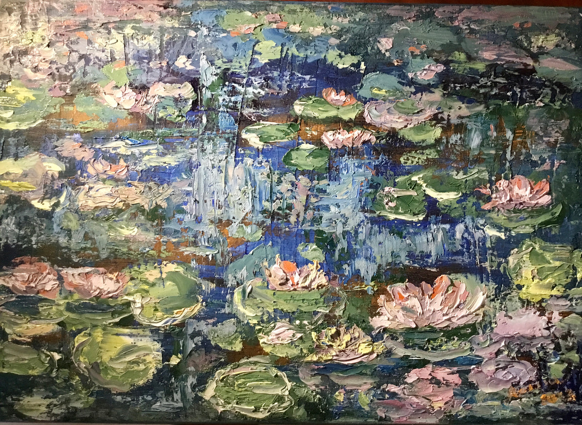 Pond of waterlillies