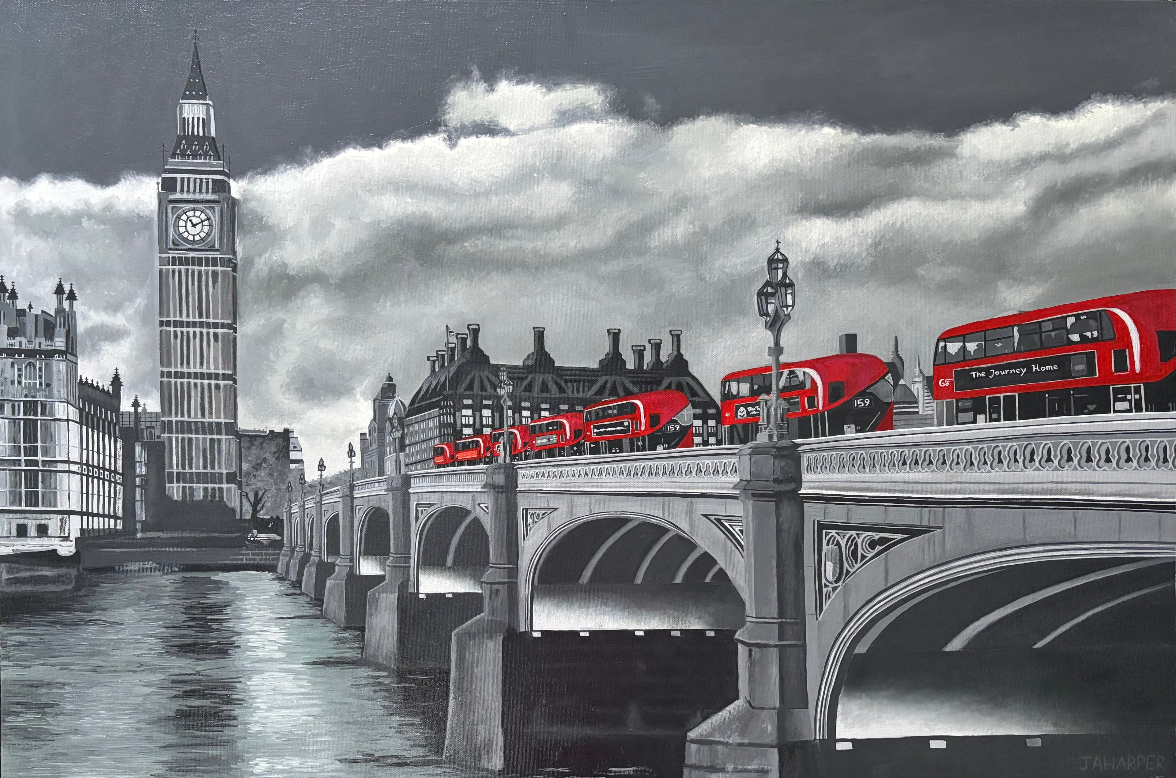 Buses On Westminster Bridge