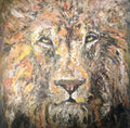 Lion original oil painting
