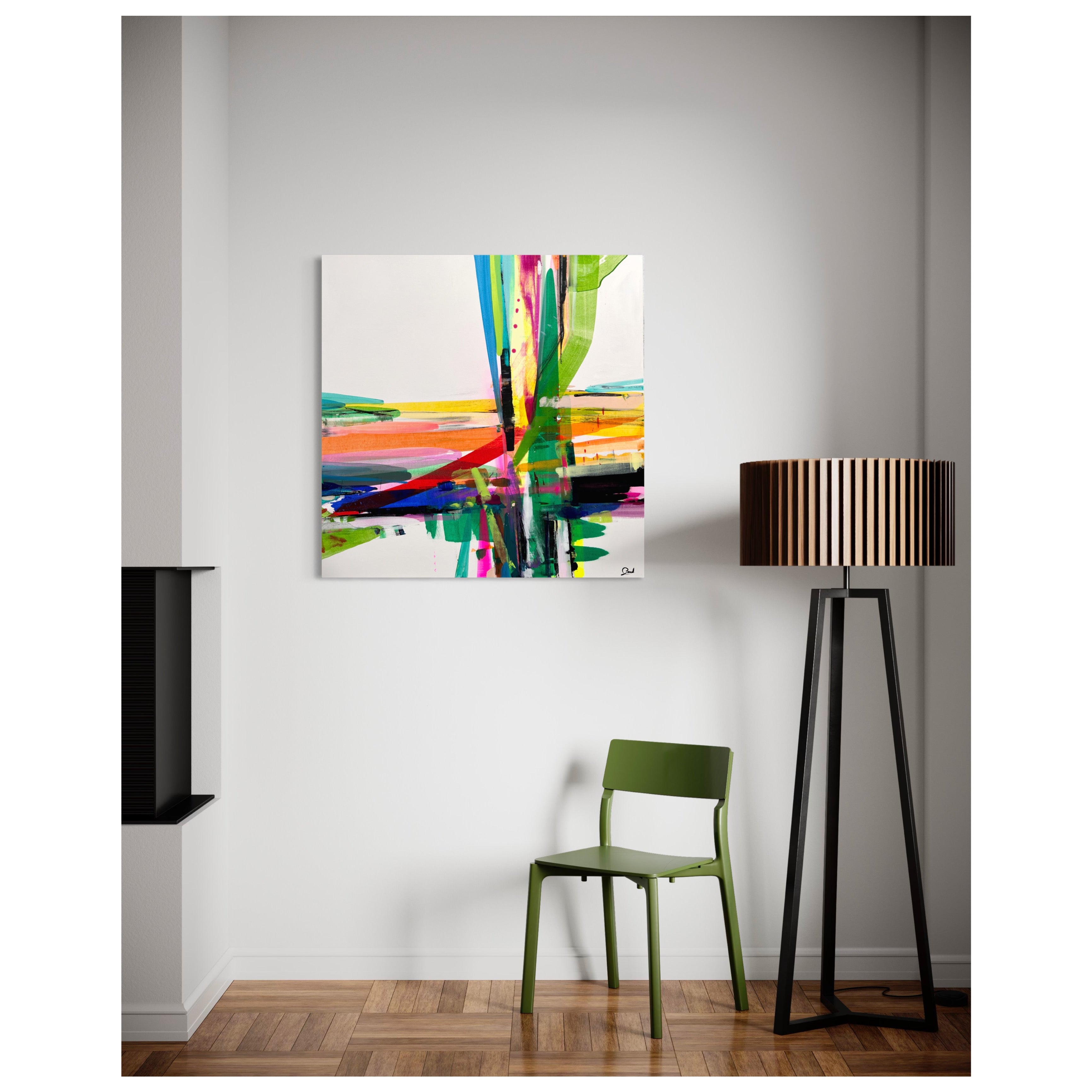Harmony in motion - Large abstract art xxl