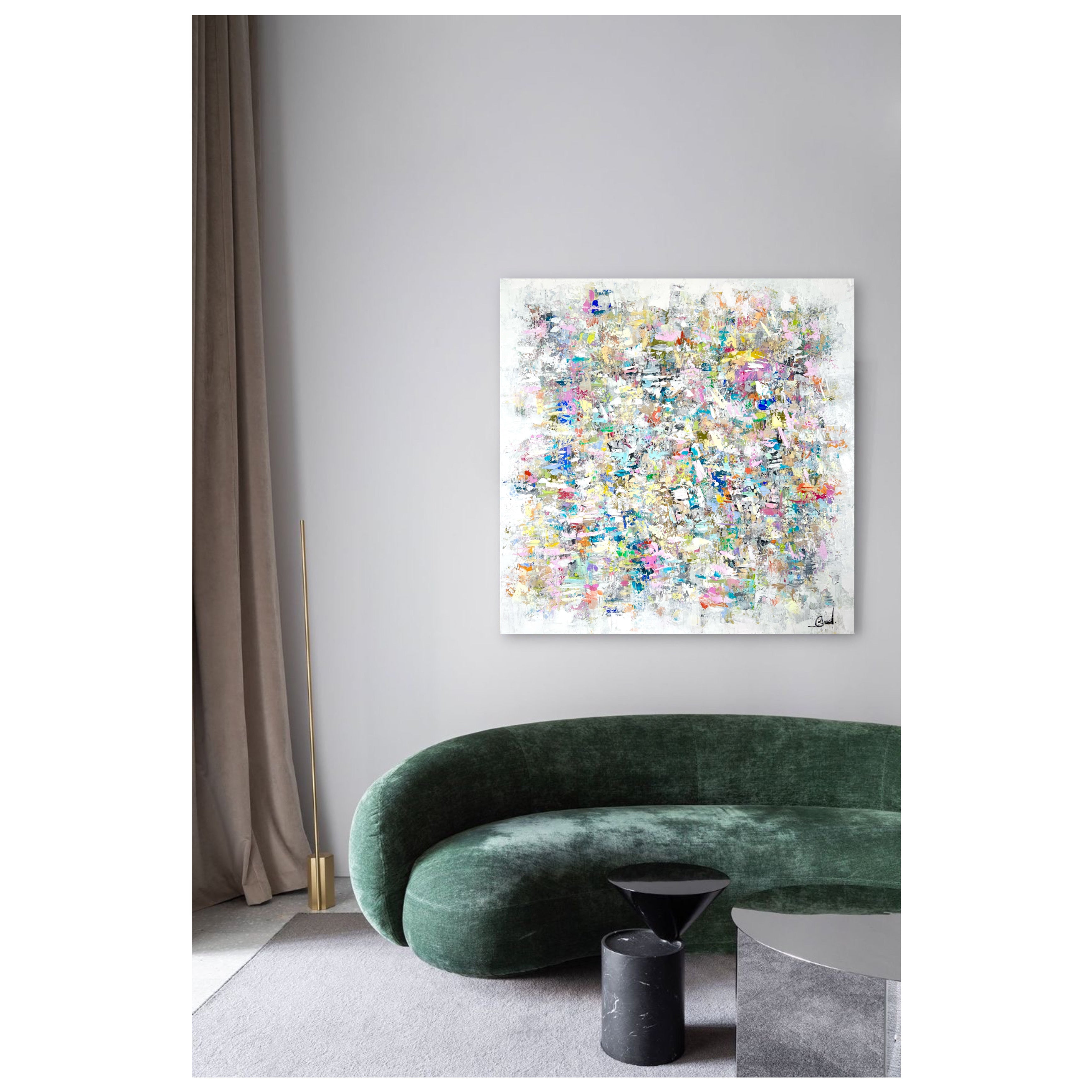 Believe in yourself - Large abstract painting