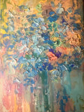Floral diptych