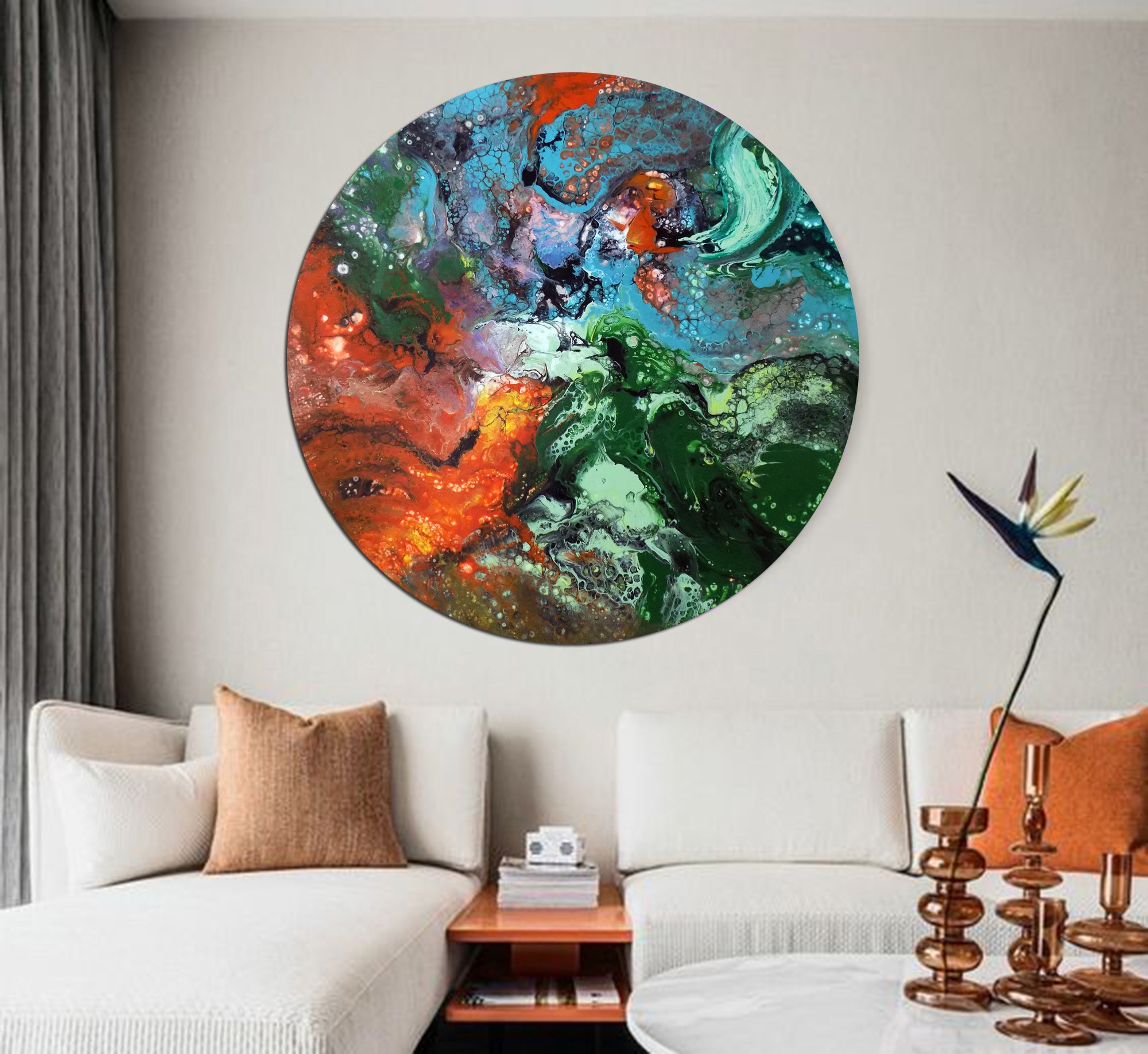 Cycle - Round painting