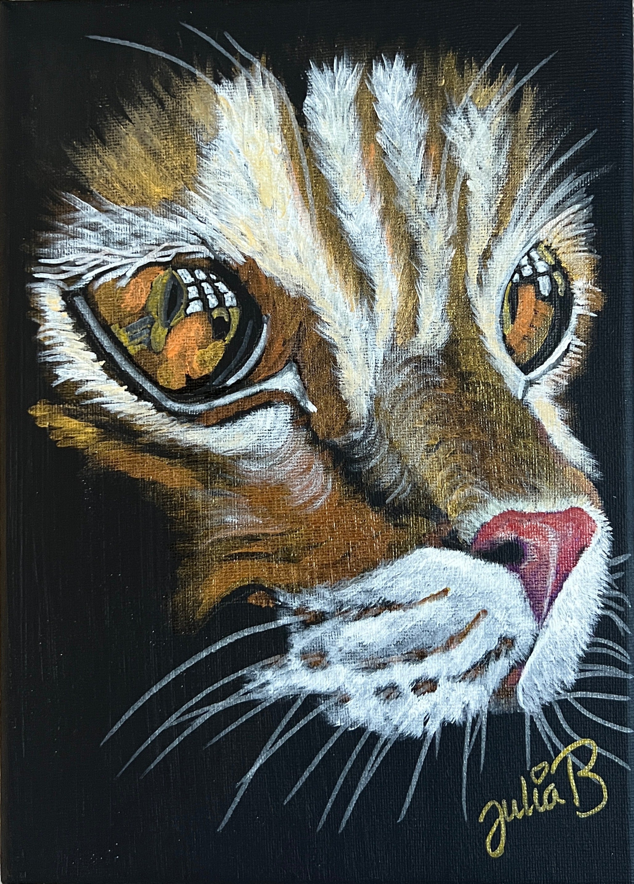 FELINE GINGER GAZE