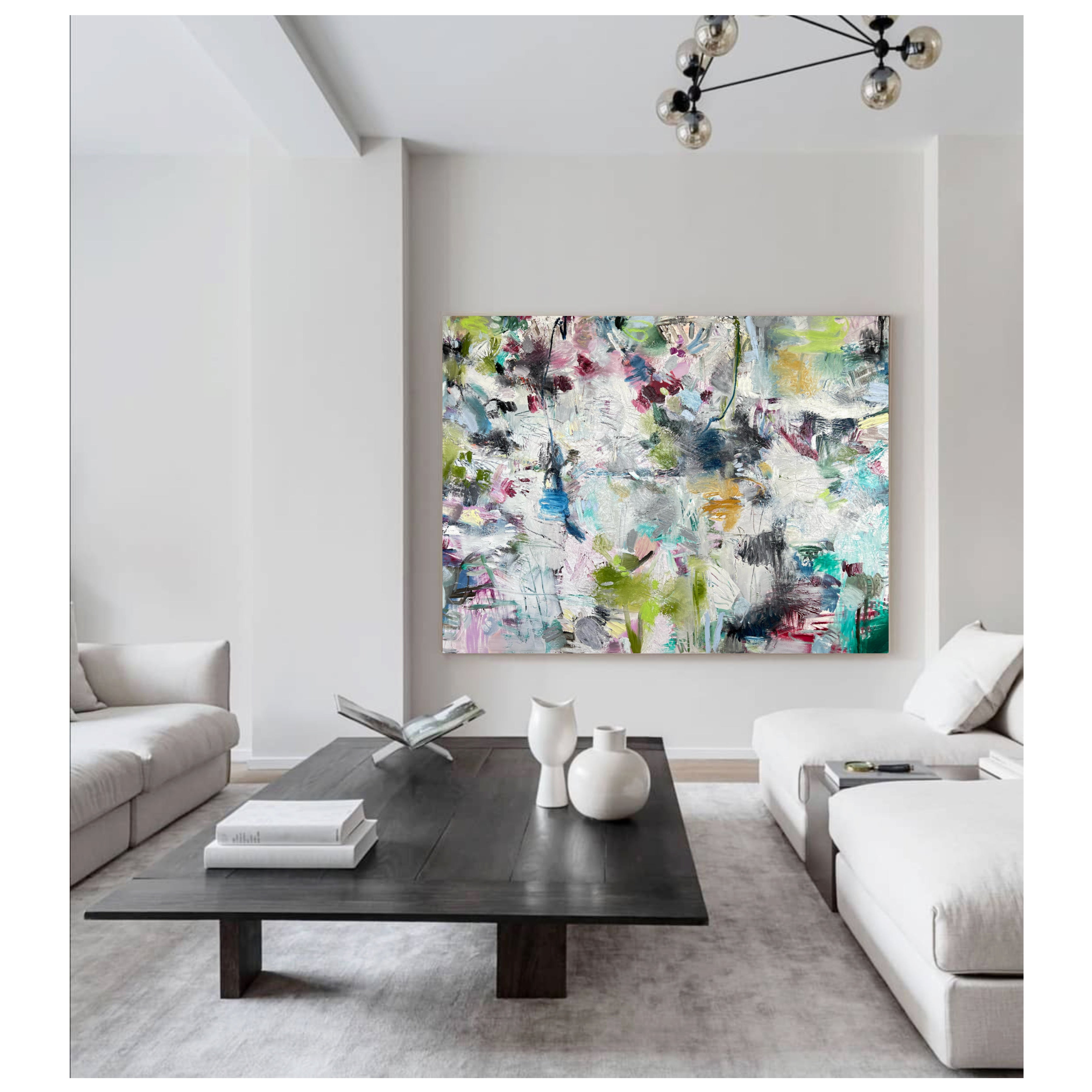 Echos of time - XXL oil painting