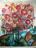 Flowers in a vase fantasy artwork