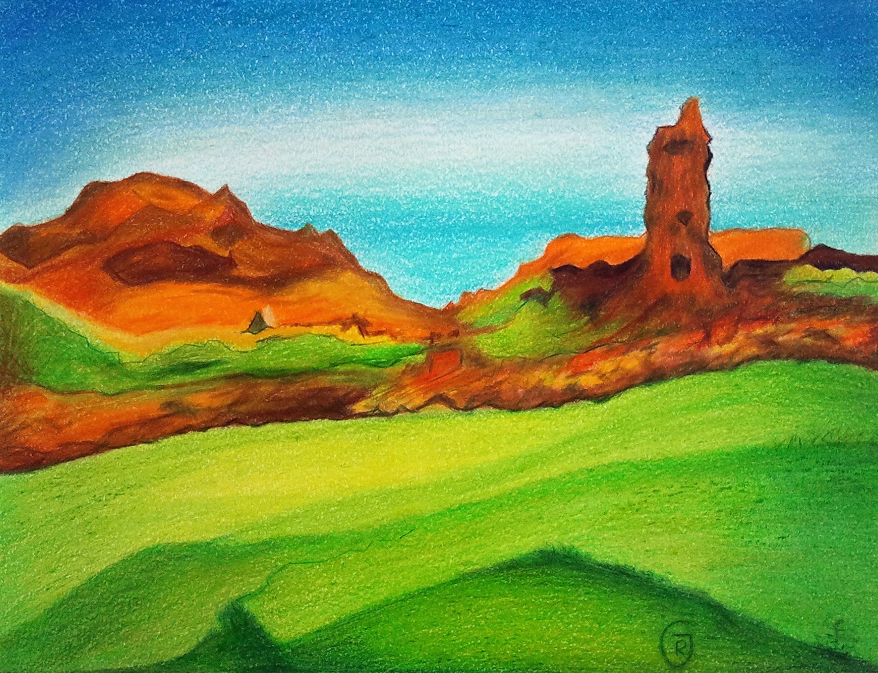 Abstract British Landscape V