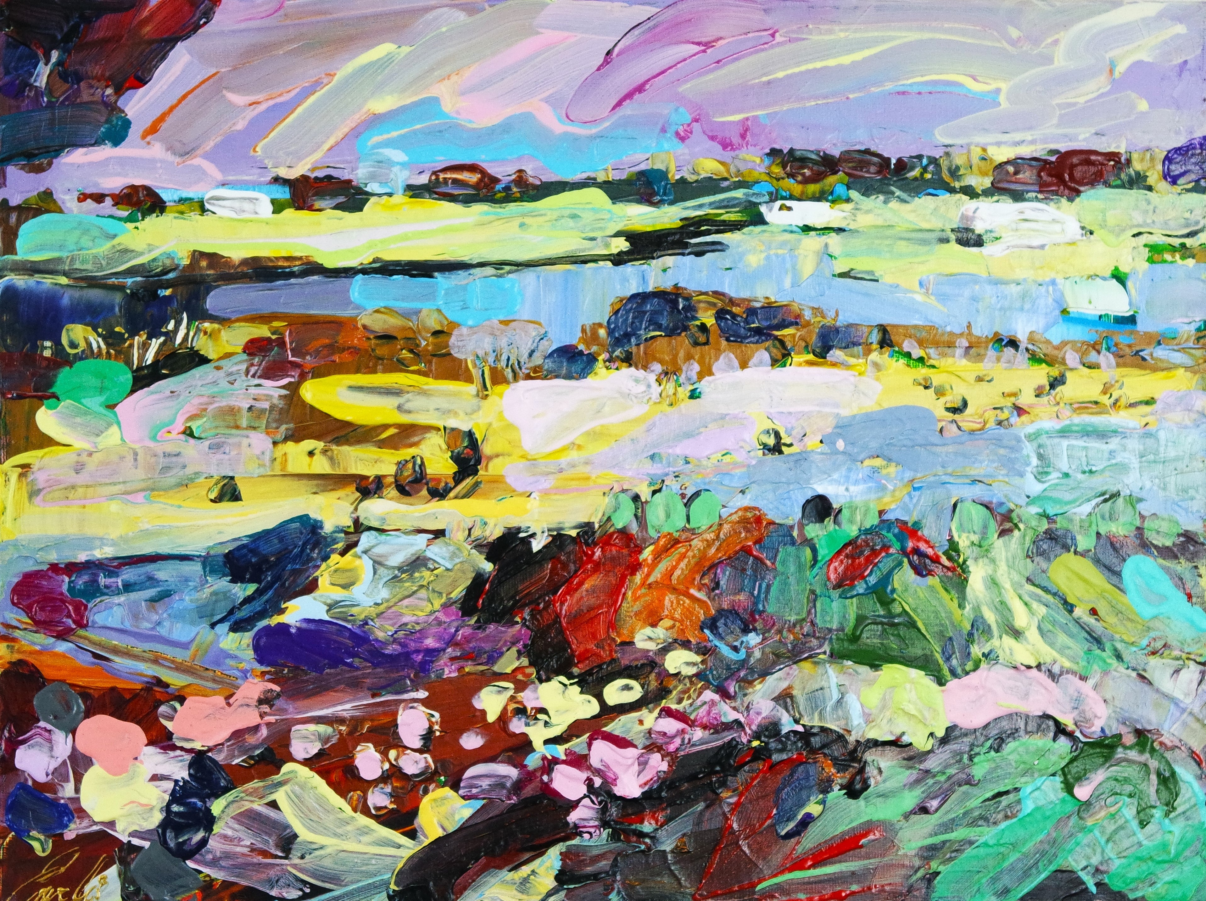 Abstract Colourful Yummy Landscape 5113