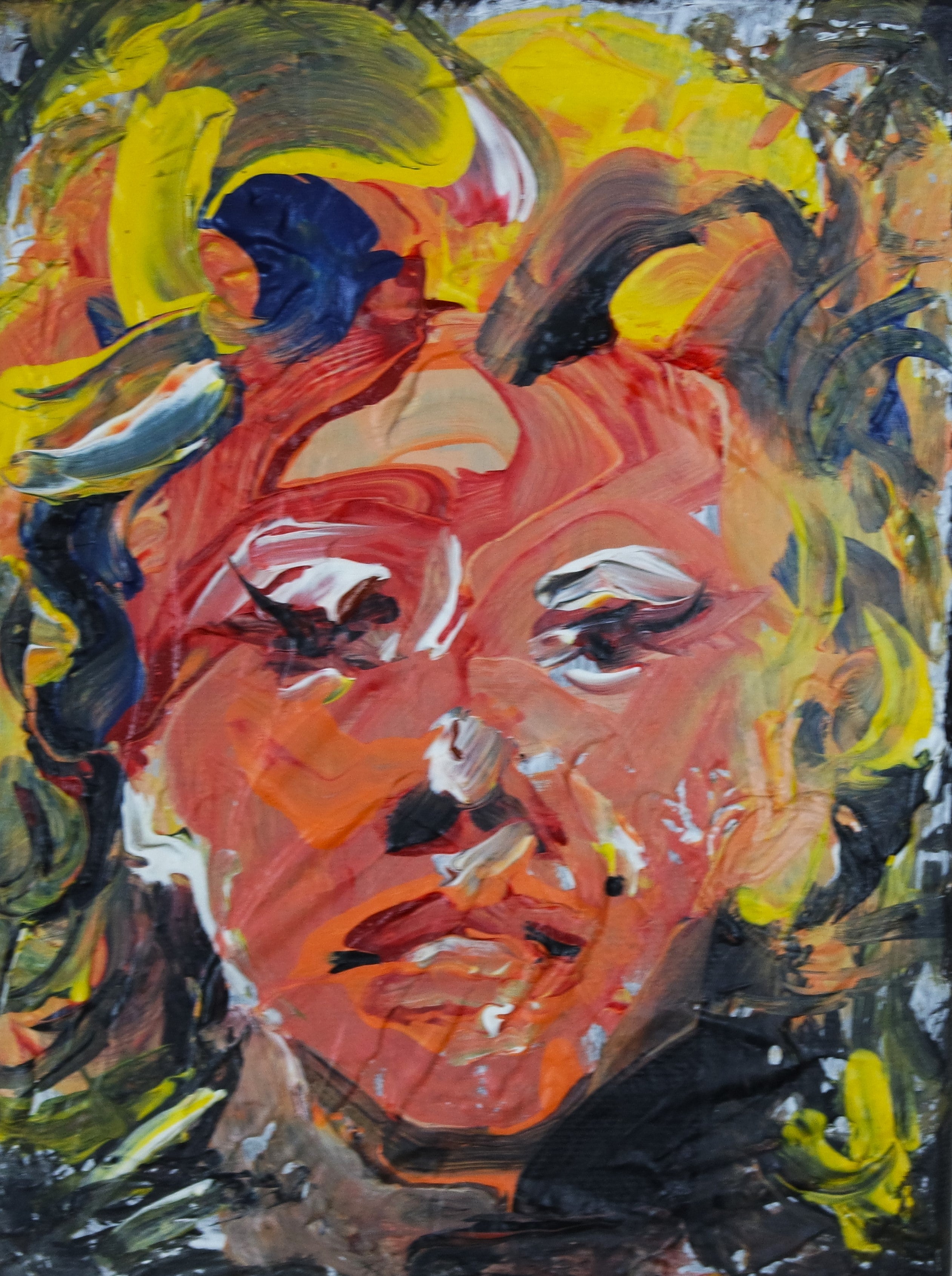 Abstract Expressionist Marilyn Face 411