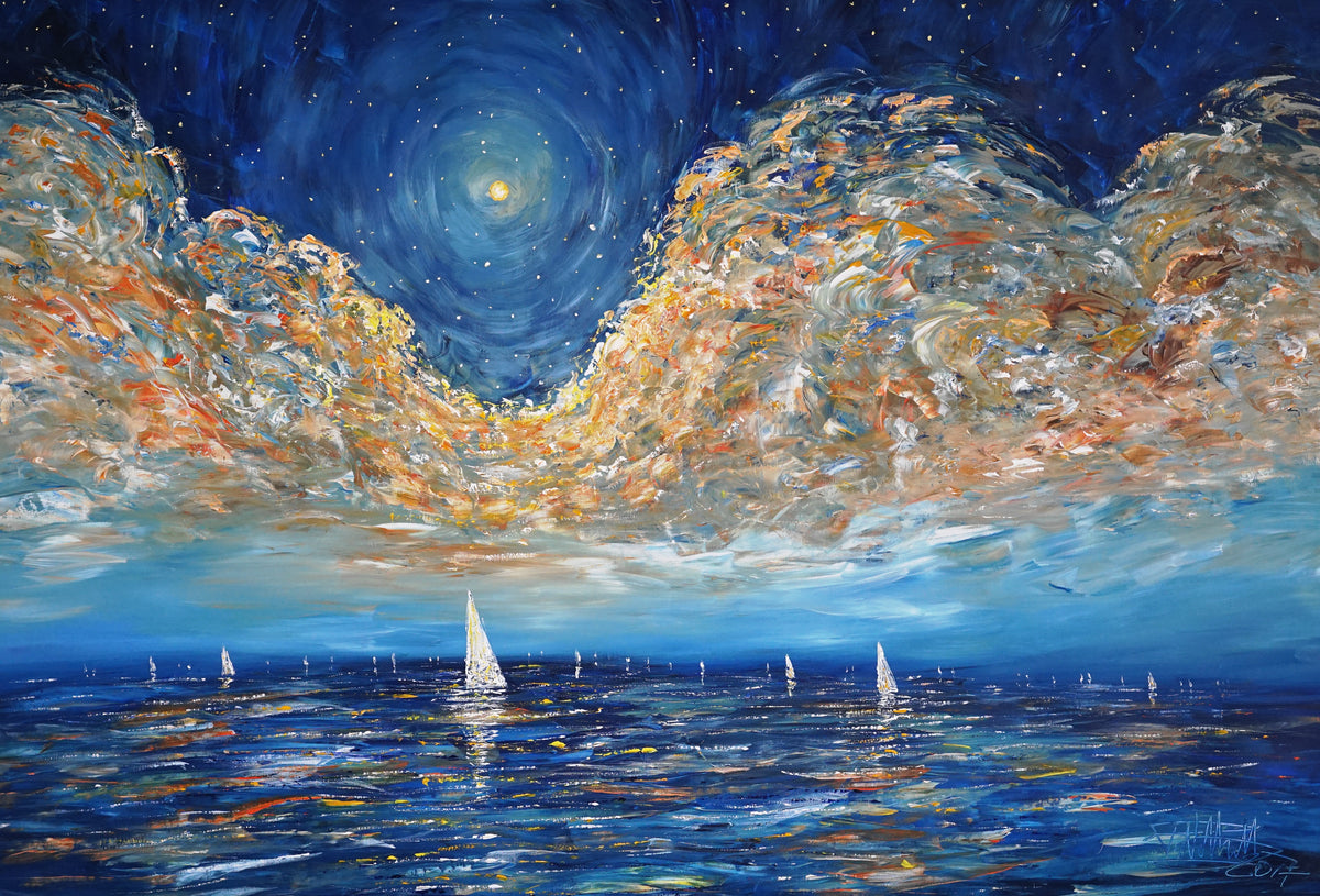 Early Moonlight Sailing XL 1
