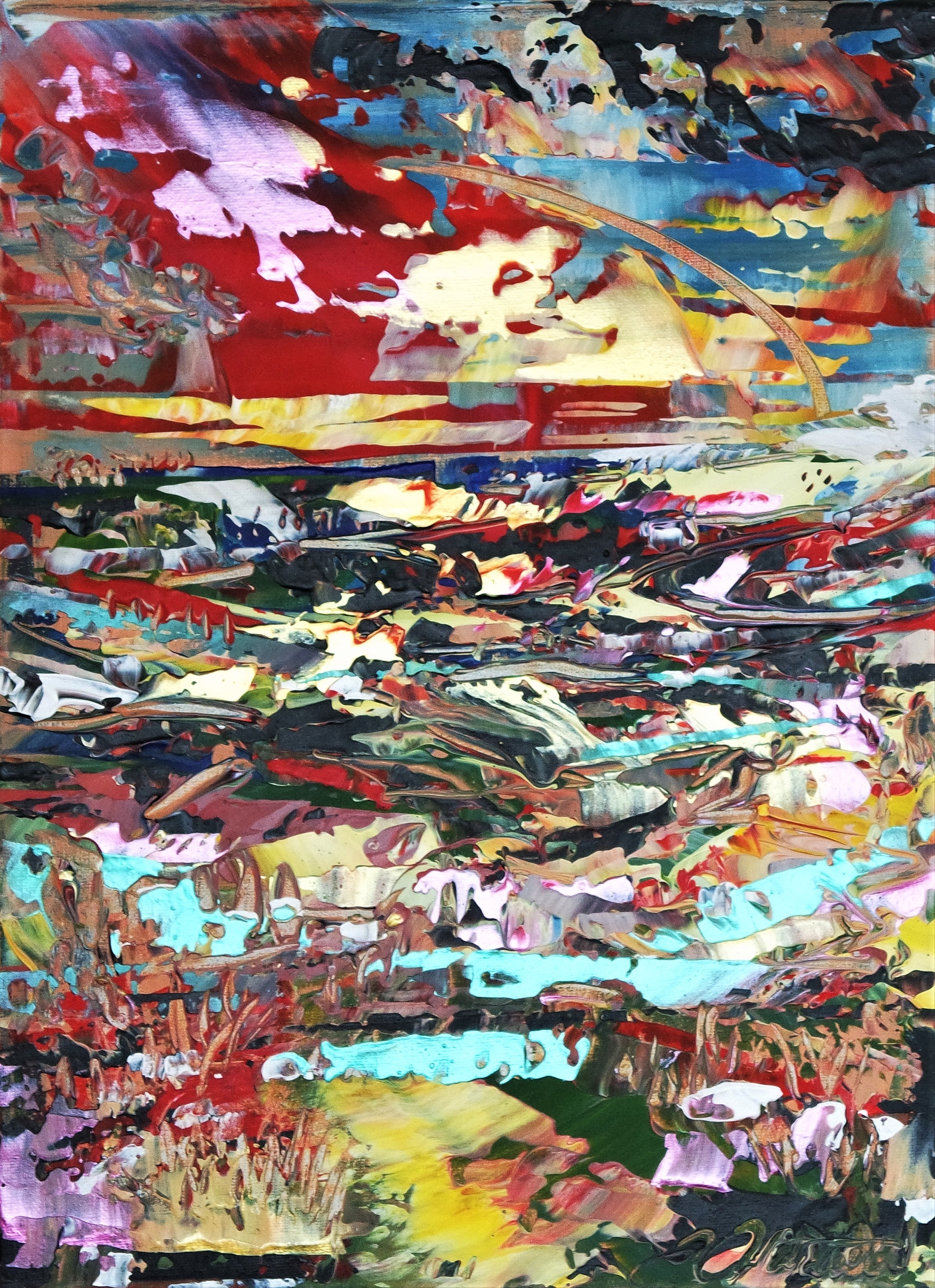 Abstract Sunset Dramatic Landscape 407
