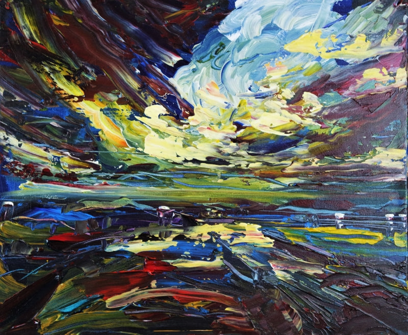 Abstract Rainbow landscape 044