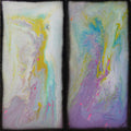 Fluid Abstract diptych A1119