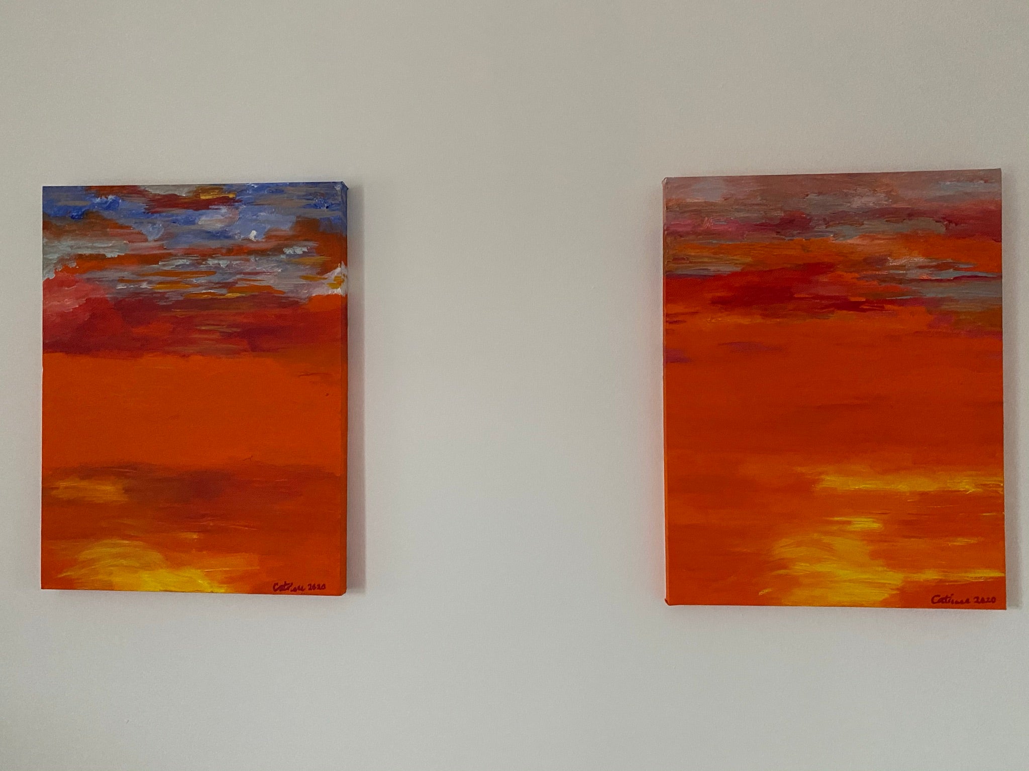 Winter Sunrise and Sunset Set