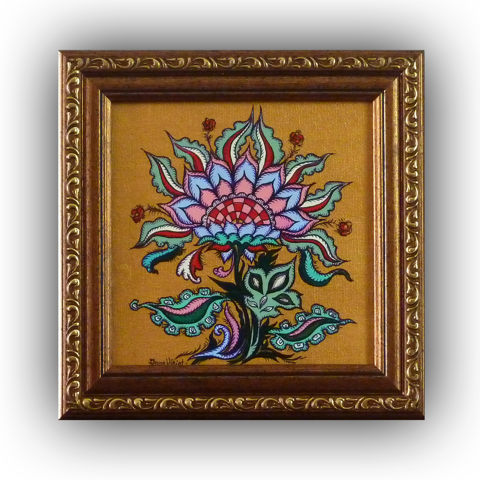 Floral Totem – Miniature 15x15 cm