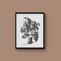 Fairy Black Flower Drawing