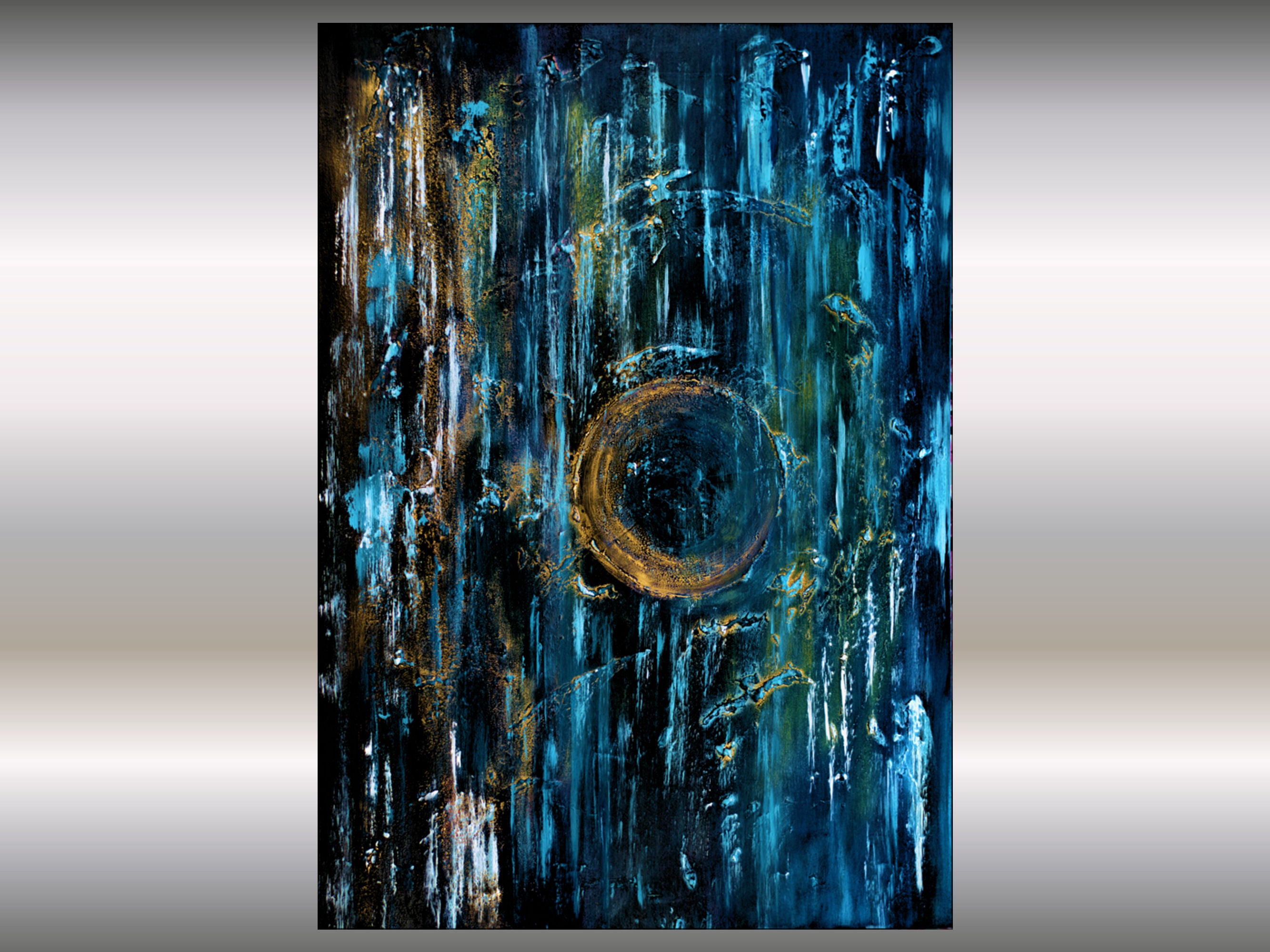 Artemis - Abstract Acrylic Painting on Deep Edged Canvas