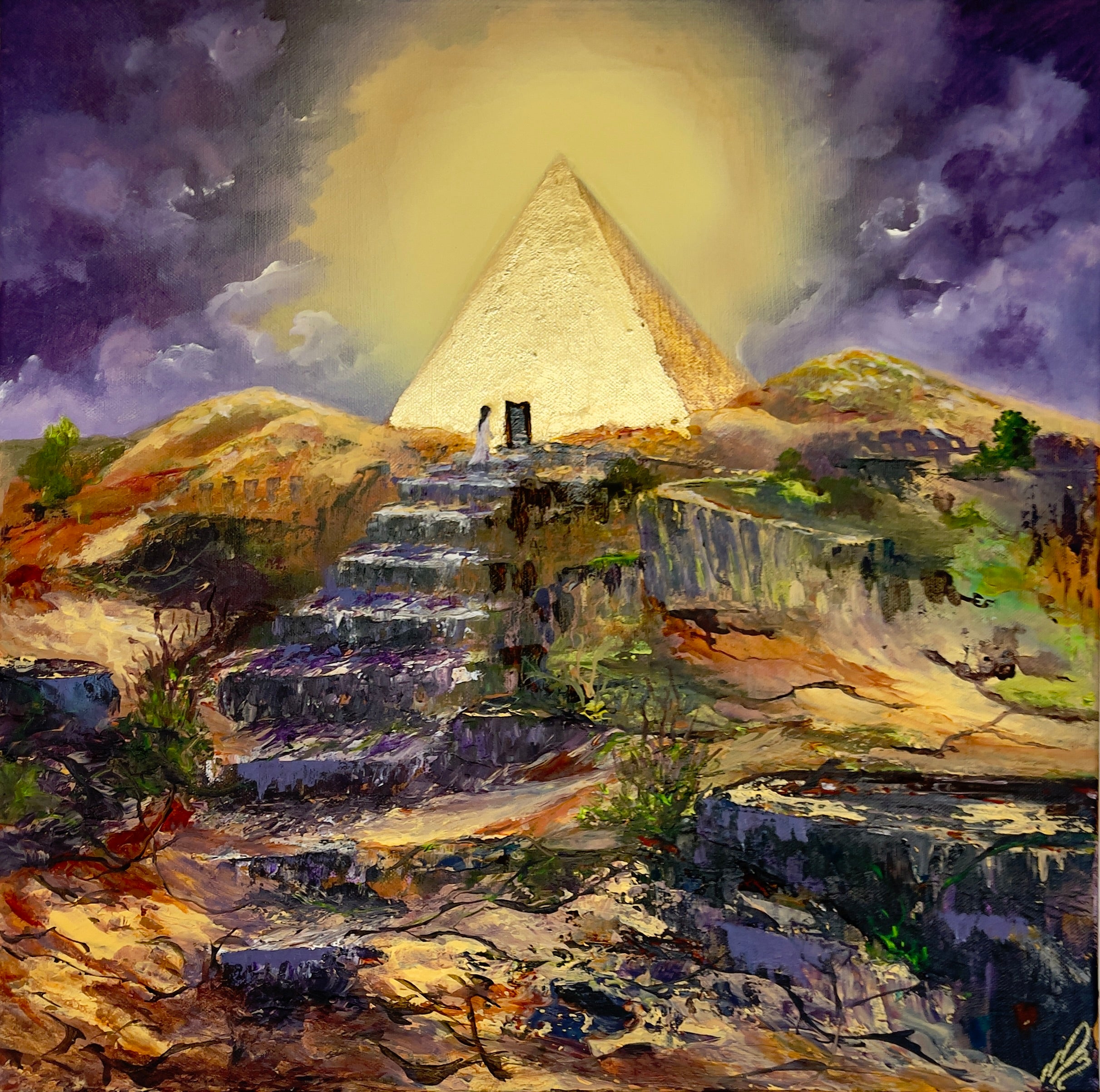 Ascension. Ltd Embellished Print