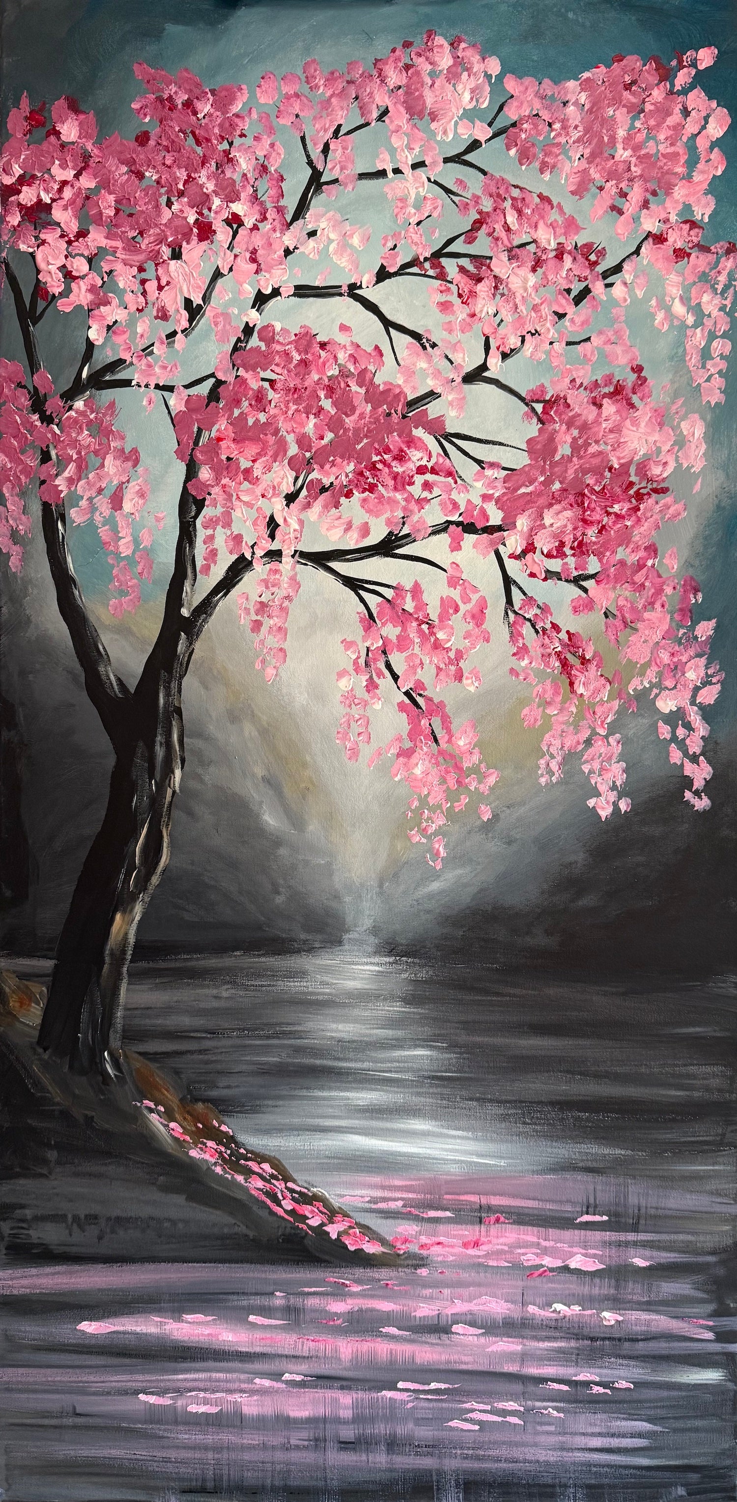 Atmospheric Blossom Tree