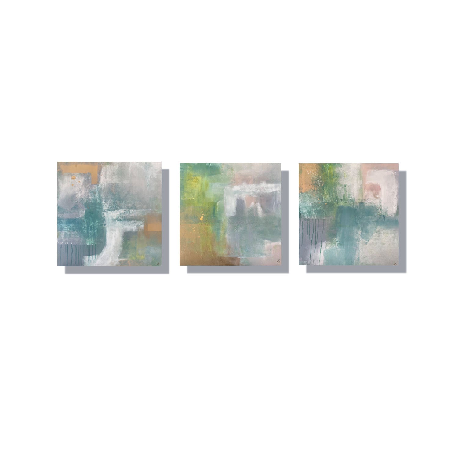 Set of 3 Abstract Shapes