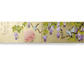 Long gold paintings "Japanese wisteria J353" - diptych
