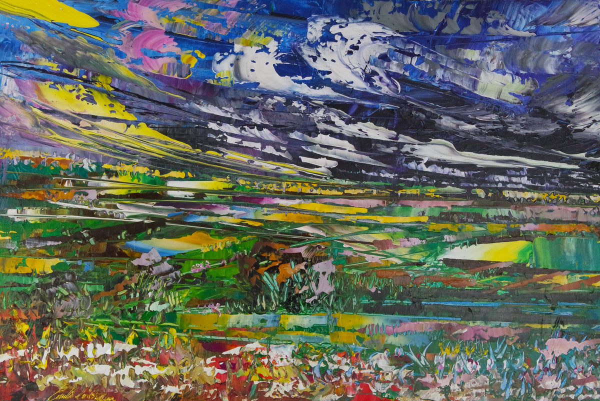 Beautiful colourful abstract lanscape 885