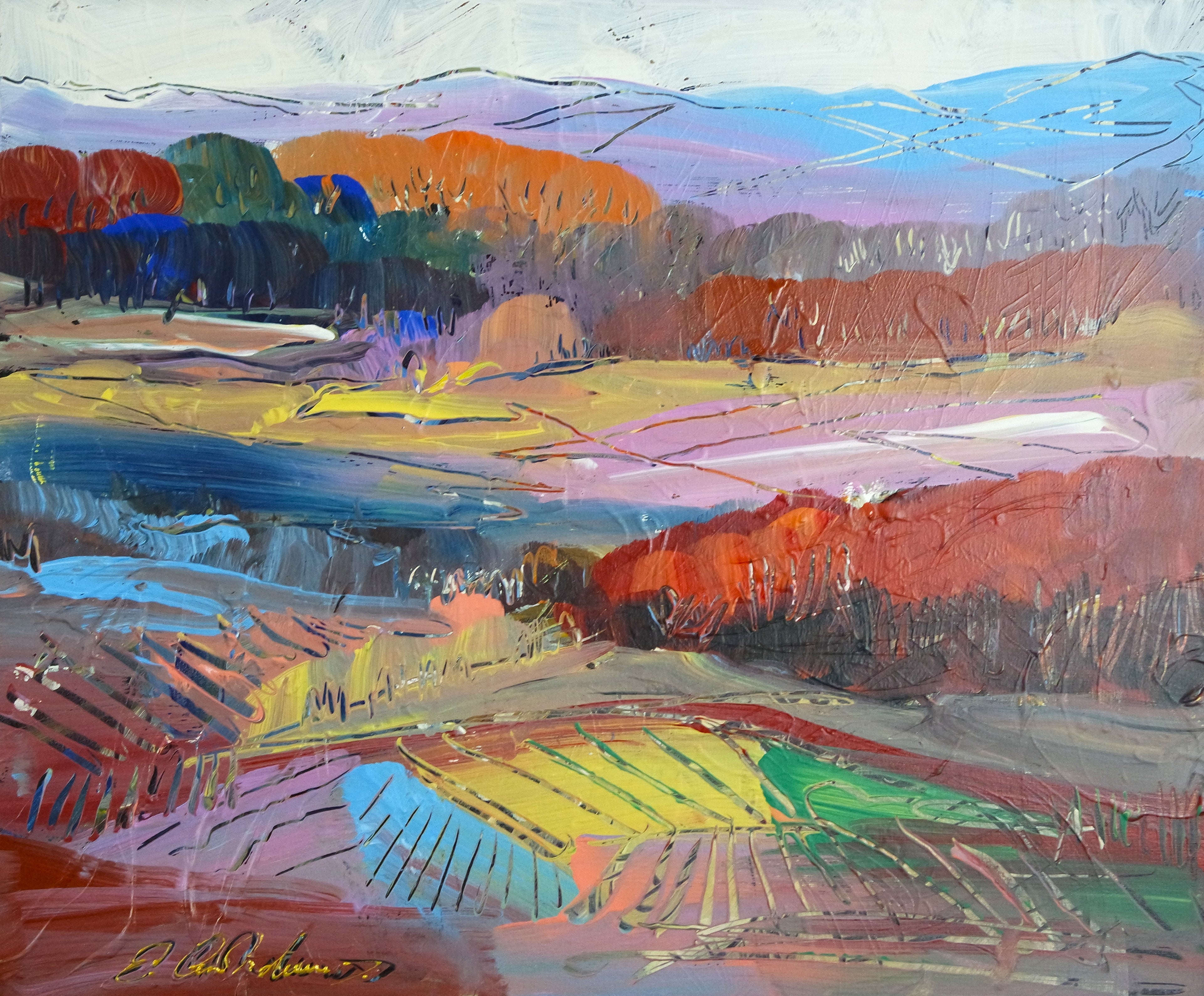 Beautiful colourful landscape 078
