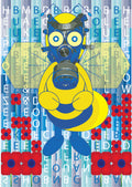 Raining words on an Unknown Buzz Beez 2018
