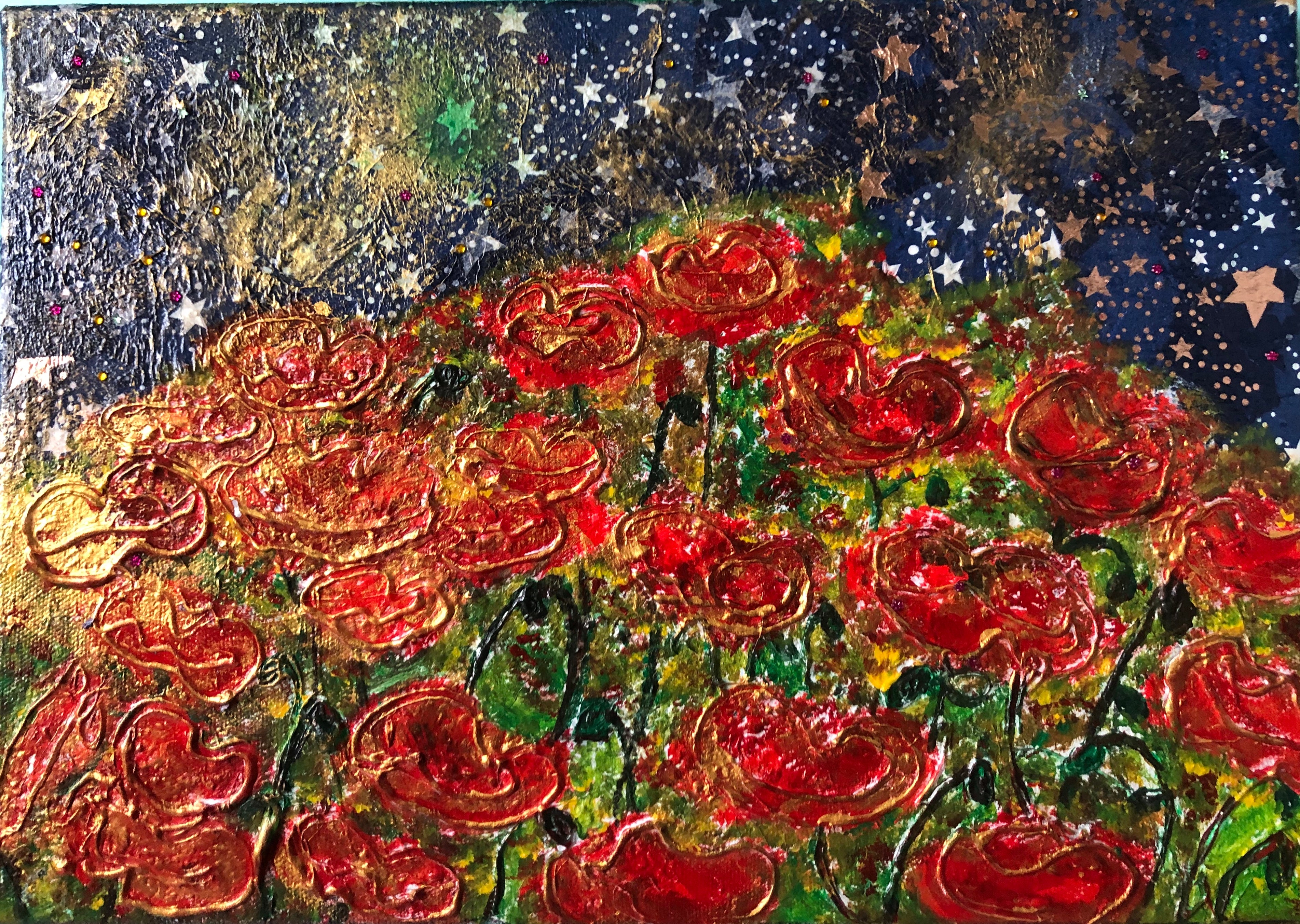 Poppies at Night