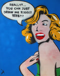 Bigger Tits (On canvas)
